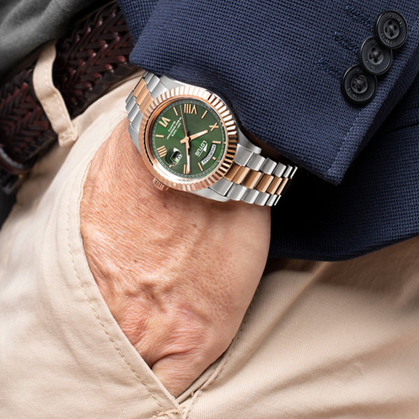 LOTUS green/silver/copper 33