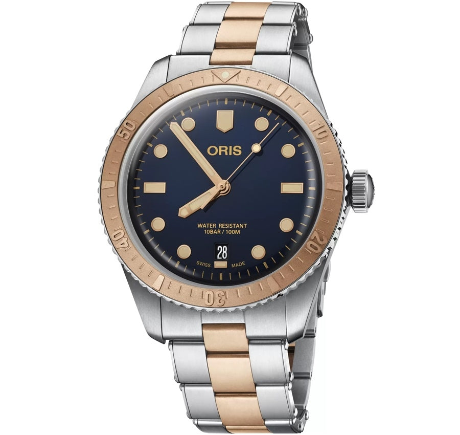 ORIS blue/silver/copper