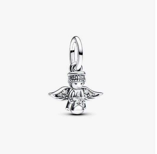 PANDORA CHARMS Mod. SPARKLING ANGEL DANGLE-0