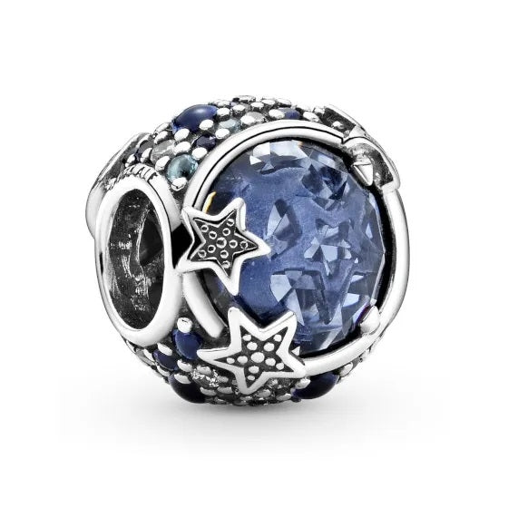 PANDORA CHARMS Mod. CELESTIAL BLUE SPARKLING STARS - Default Title
