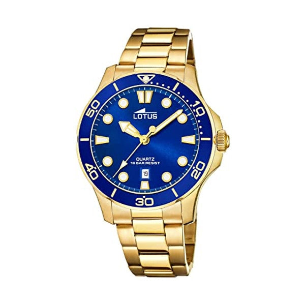 LOTUS blue/gold