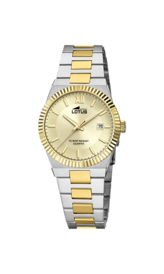 LOTUS gold/silver/gold