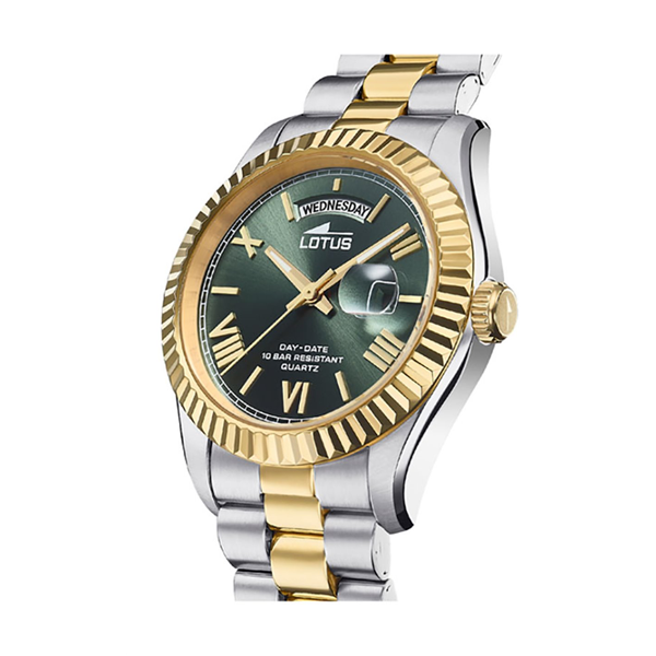 LOTUS green/silver/gold 28
