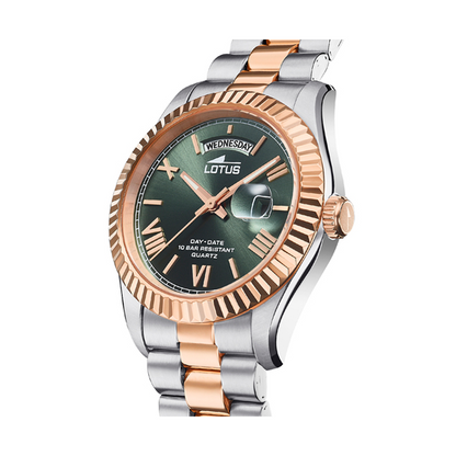 LOTUS green/silver/copper 31