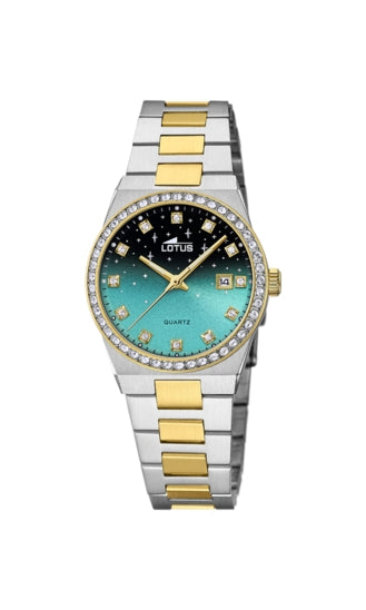 LOTUS teal/silver/gold