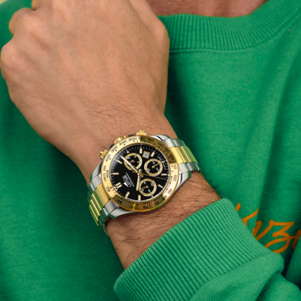 LOTUS black/silver/gold 12