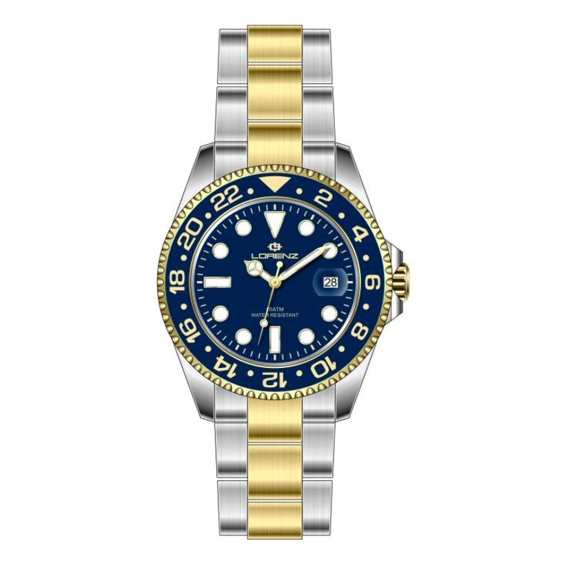 LORENZ blue/silver/gold