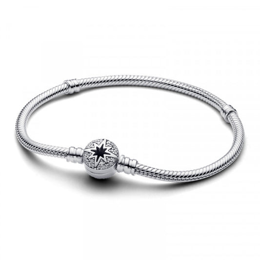PANDORA MOMENTS Mod. NORTH STAR CLASP SNAKE CHAIN - Size 20-0