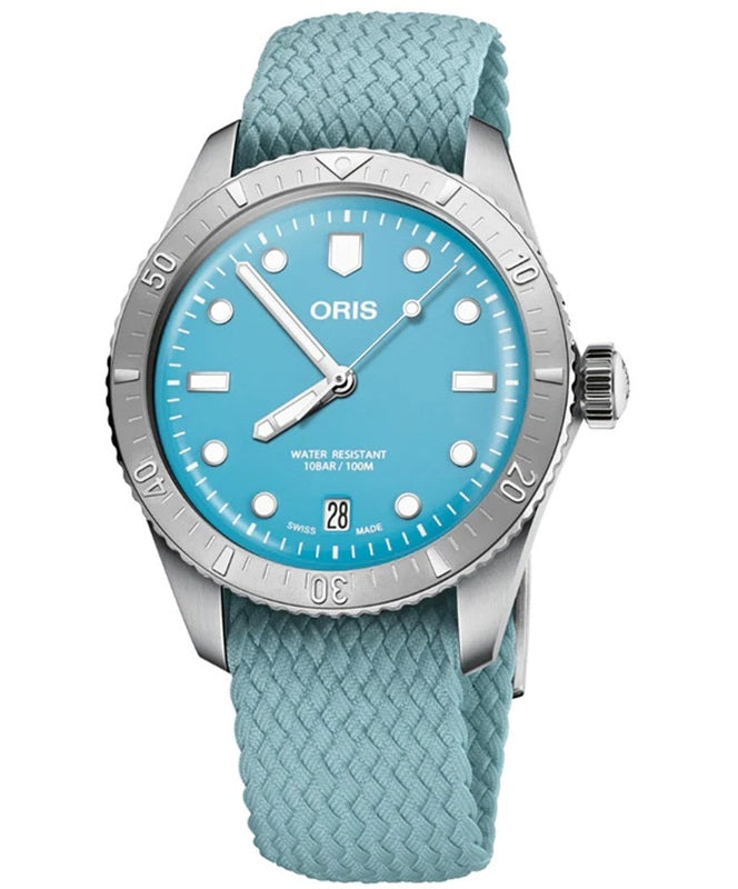 ORIS blue/silver