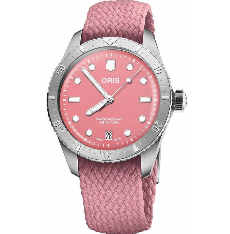 ORIS red/silver