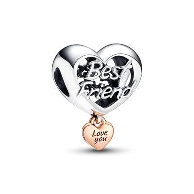 PANDORA JEWELRY Mod. LOVE YOUR BEST FRIEND HEART - Default Title
