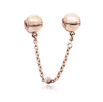 PANDORA CHARMS Mod. JEART SAFETY CHAIN-0