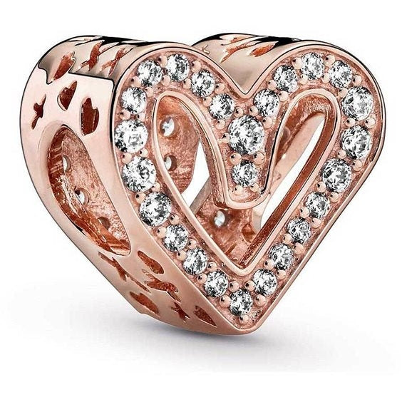 PANDORA CHARMS Mod. SPARKLING FREEHAND HEART - Default Title