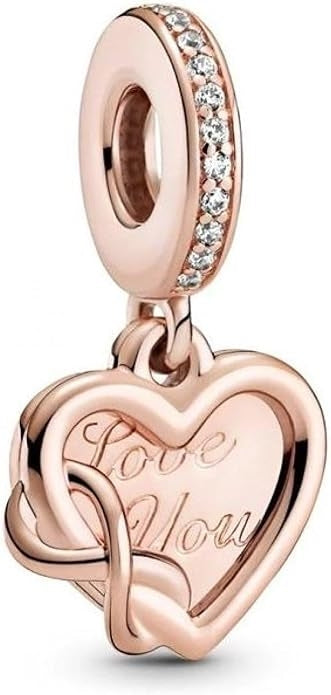 PANDORA CHARMS Mod. LOVE YOU INFINITY HEART - Default Title