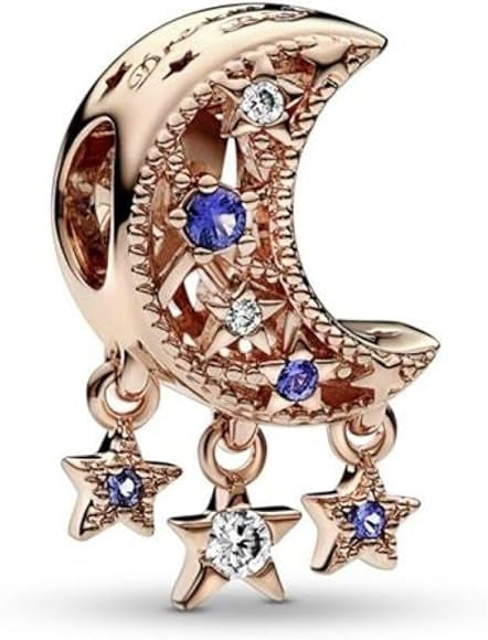 PANDORA CHARMS Mod. LUNA E STELLE - Bronze