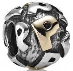 PANDORA CHARMS Mod. RETIRED LETTER P