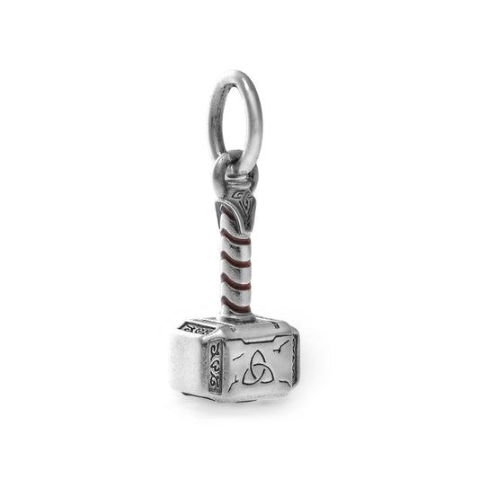 PANDORA CHARMS MARVEL COLLECTION Mod. THE AVENGERS THOR'S HAMMER DANGLE CHARM-0