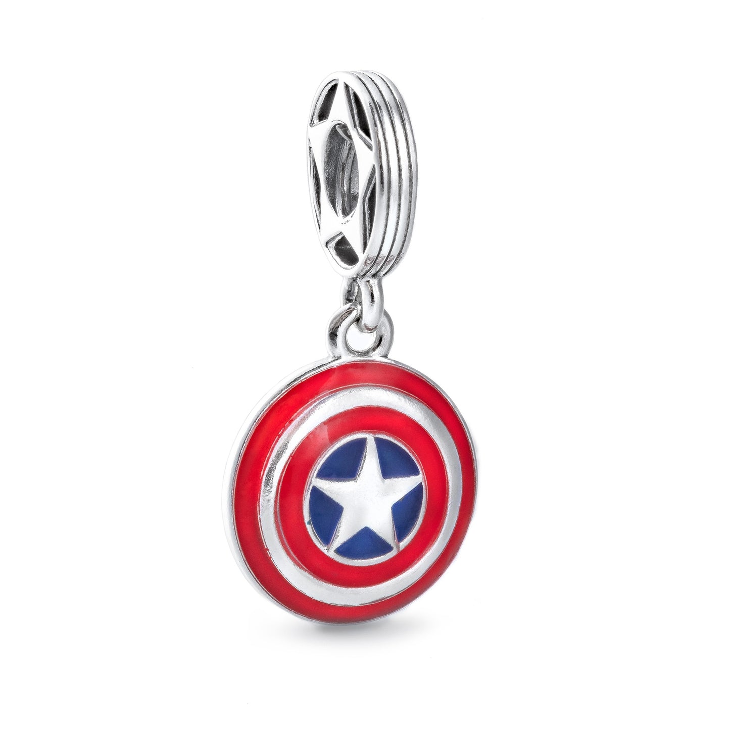PANDORA Mod. MARVEL THE AVENGERS CAPTAIN AMERICA SHIELD DANGLE - Default Title