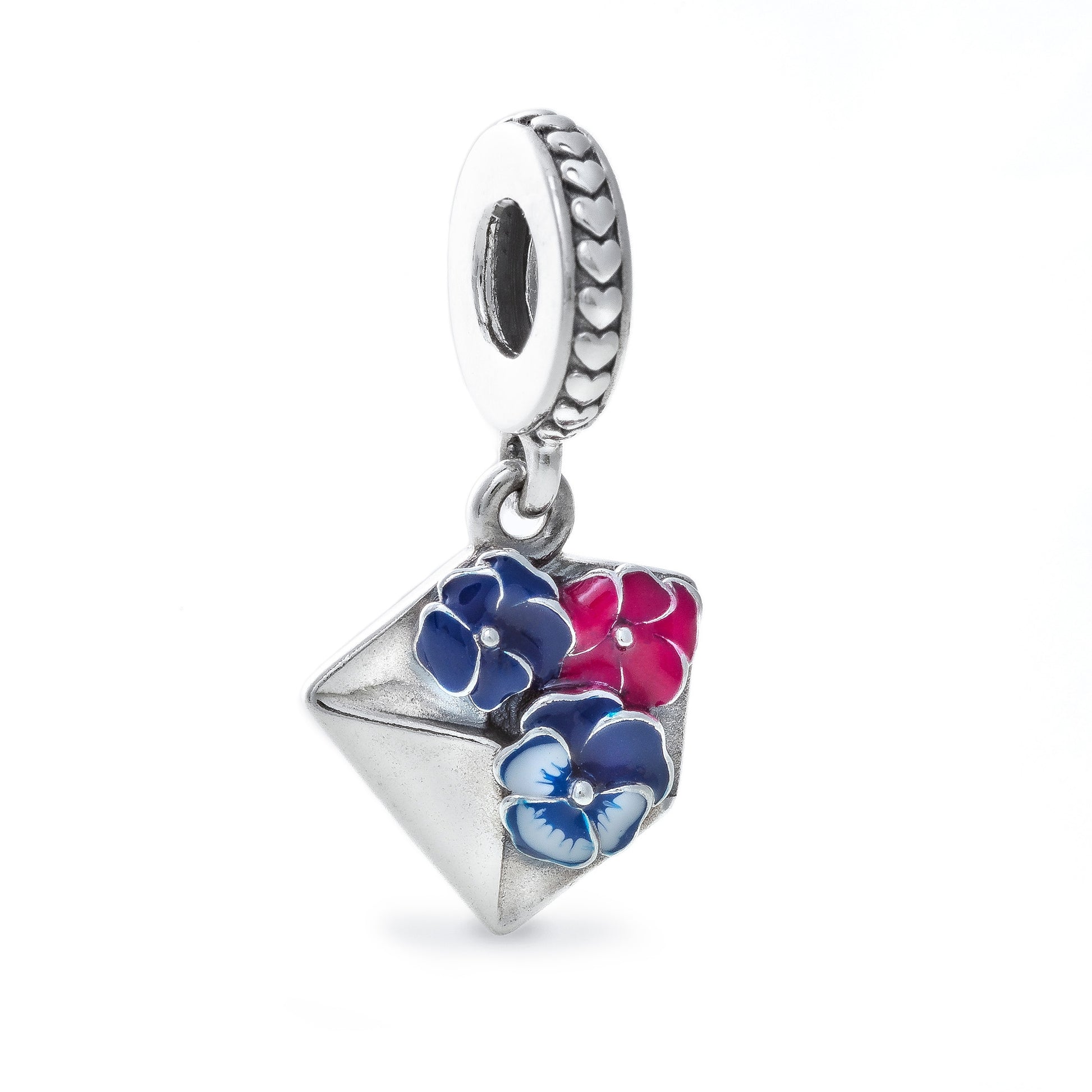 PANDORA CHARMS Mod. PANSY FLOWER ENVELOPE - Default Title