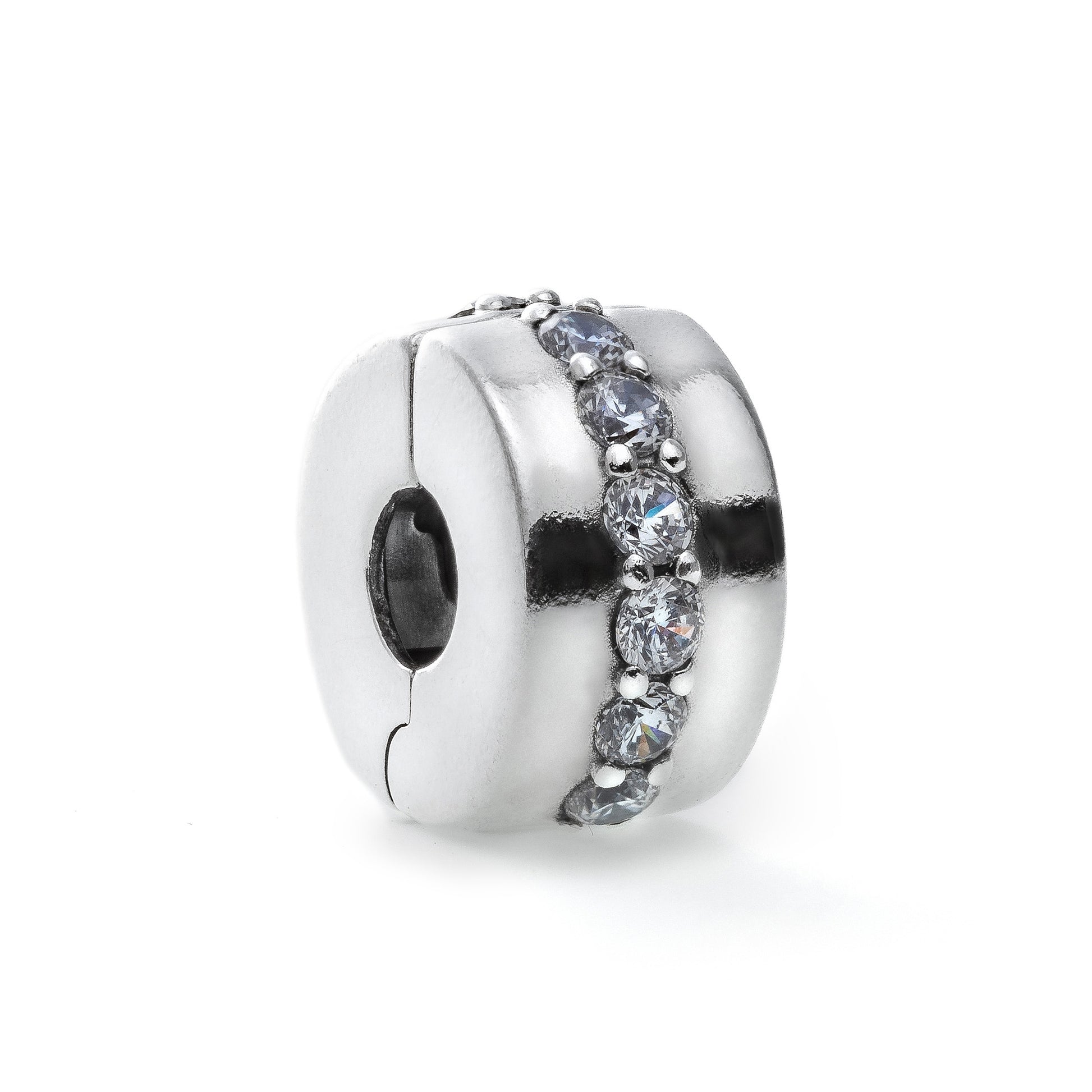 PANDORA CHARMS Mod. CLEAR SPARKLING ROW CLIP - Default Title
