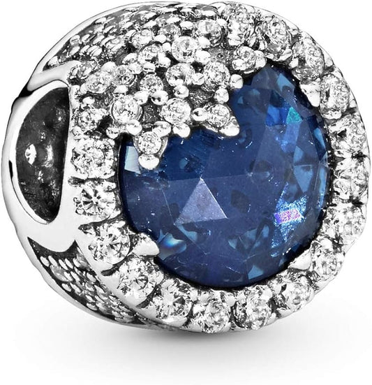 PANDORA CHARMS Mod. BLUE DAZZLING SNOWFLAKE