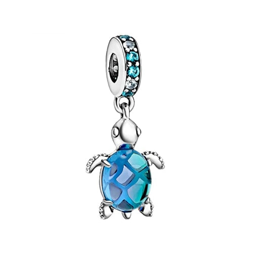 PANDORA CHARMS Mod. MURANO GLASS SEA TURTLE - Default Title