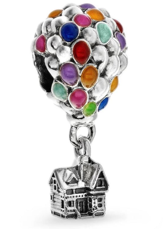PANDORA CHARMS DISNEY COLLECTION Mod. PIXAR UP HOUSE & BALLOONS