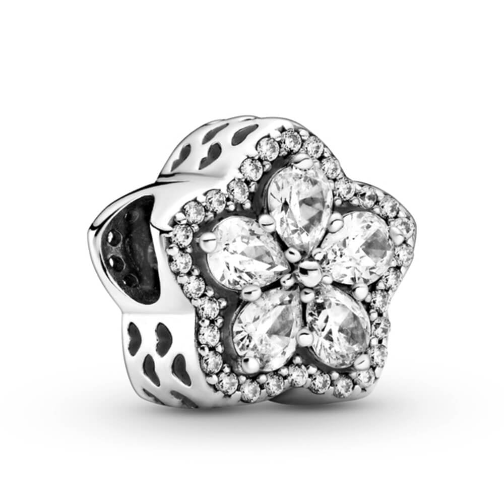 PANDORA CHARMS Mod. SPARKLING SNOWFLAKE PAV - Default Title