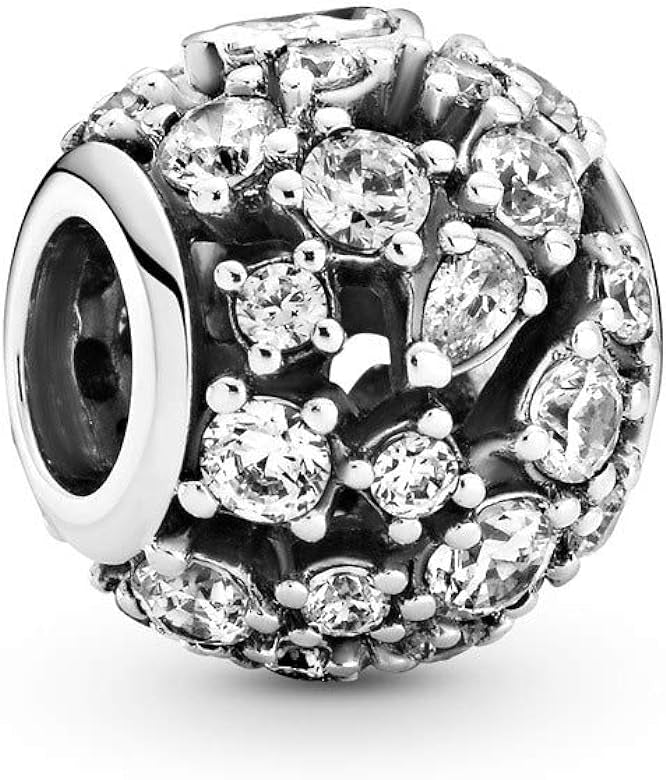 PANDORA CHARMS Mod. SPARKLING ROUND OPENWORK - Default Title
