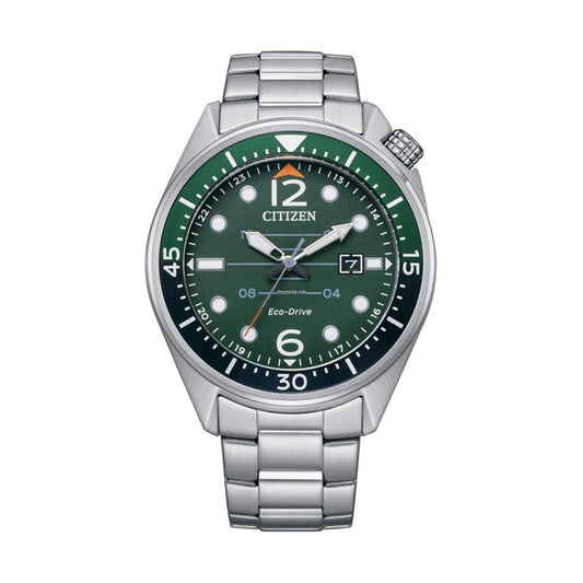 CITIZEN silver/green