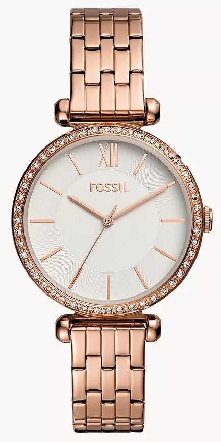 FOSSIL white/copper