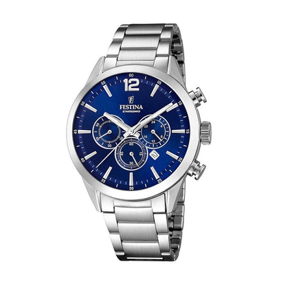 FESTINA silver/blue