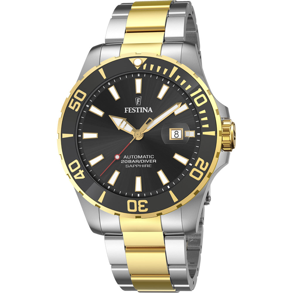 FESTINA silver/gold/black 9