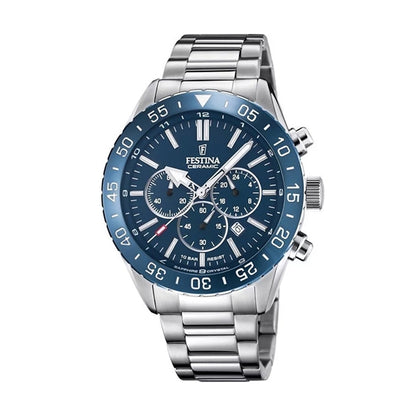 FESTINA silver/blue