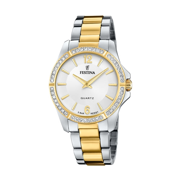 FESTINA gold/white/silver