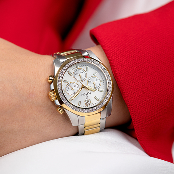 FESTINA silver/gold/white 8