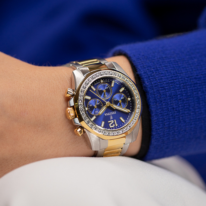 FESTINA silver/gold/blue 10