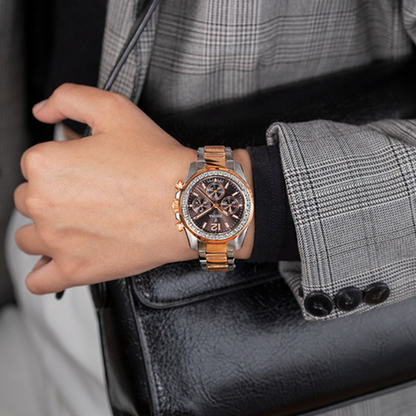 FESTINA silver/gold/brown 12