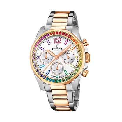 FESTINA silver/gold/colorful