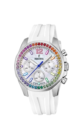 FESTINA colorful/white/silver