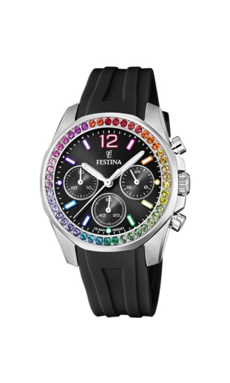 FESTINA colorful/silver/black