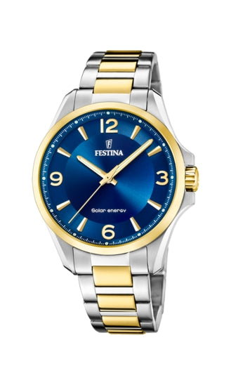 FESTINA silver/gold/blue