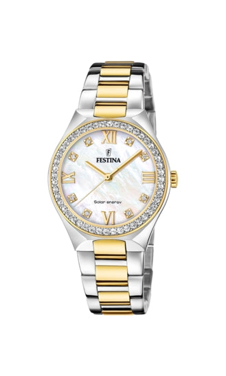 FESTINA silver/gold/white