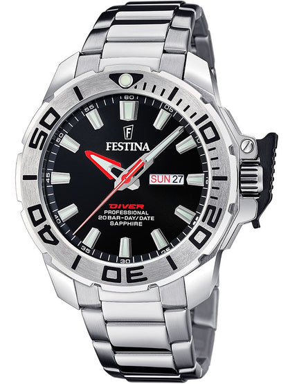 FESTINA black/silver