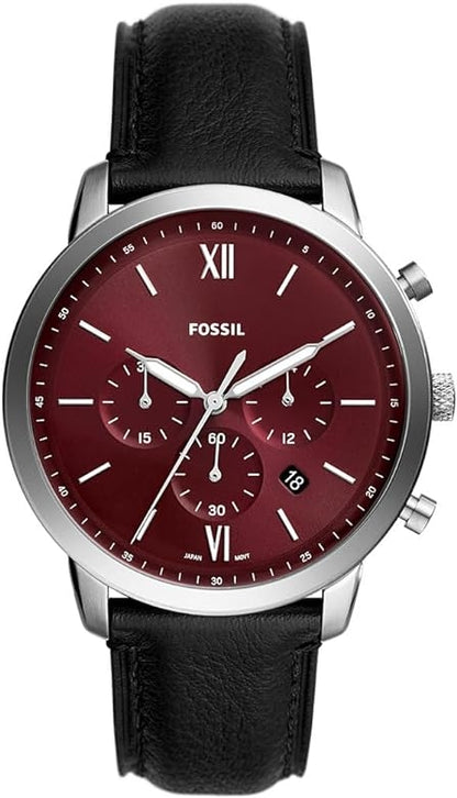 FOSSIL burgudy
