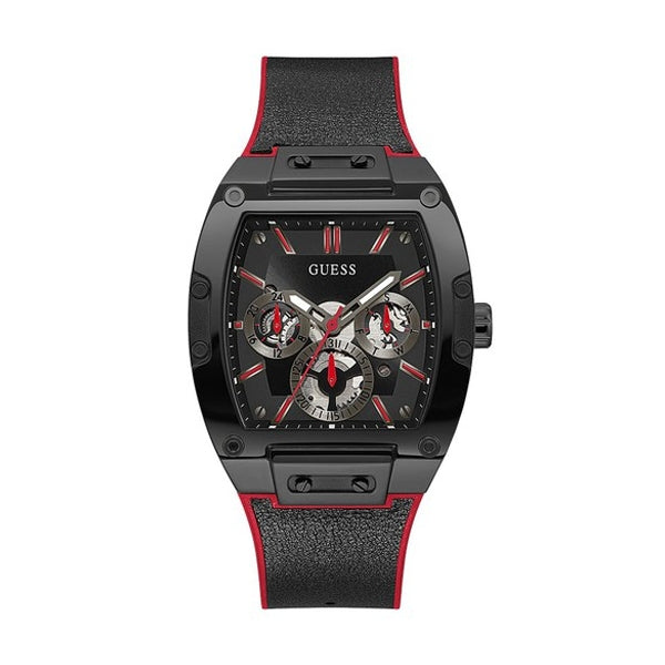 GUESS black/silver/red