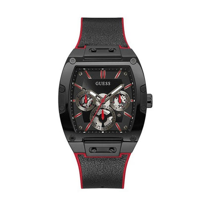 GUESS black/silver/red