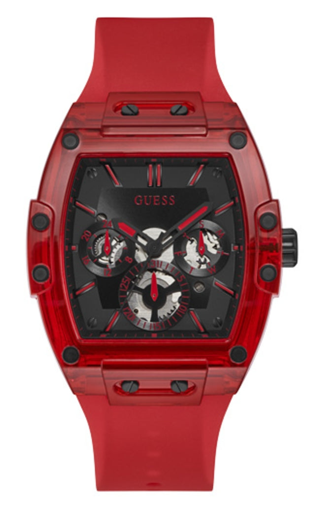 GUESS black/red