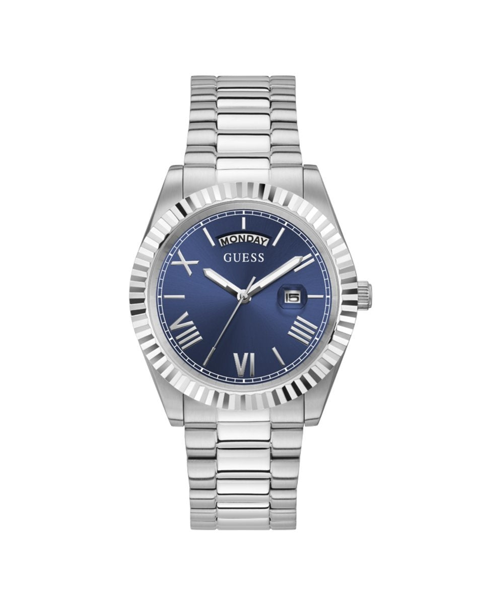 GUESS silver/dark blue