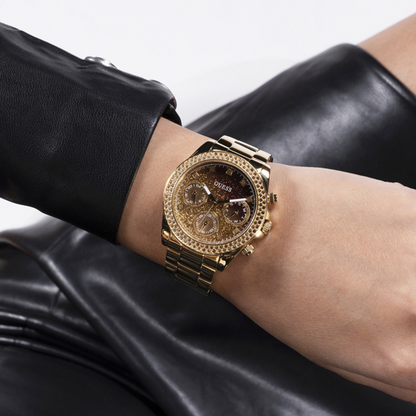 GUESS gold/brown 8